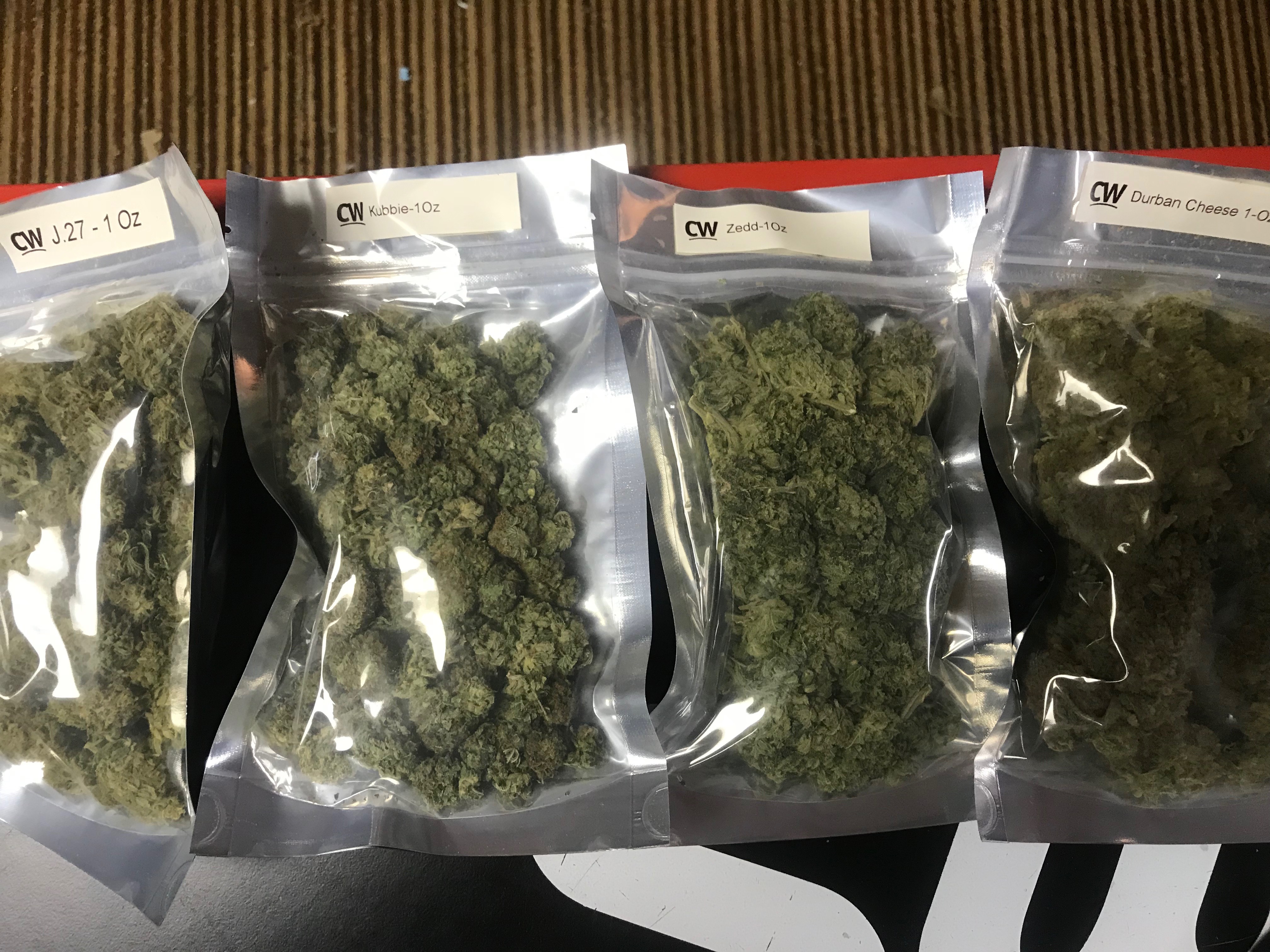 All four strains packaged nicely.